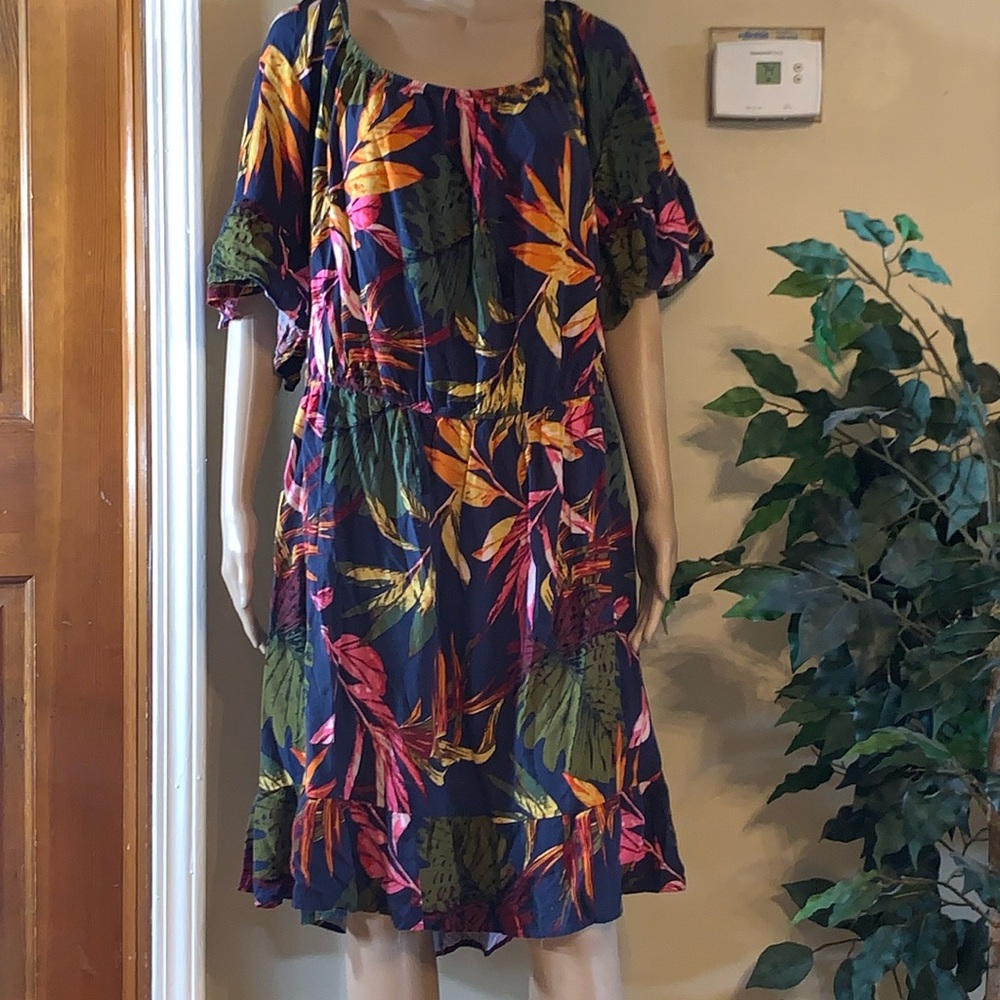 Autumn leaves dress